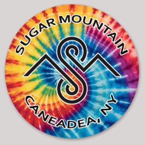 Round Tie-Dye Sticker